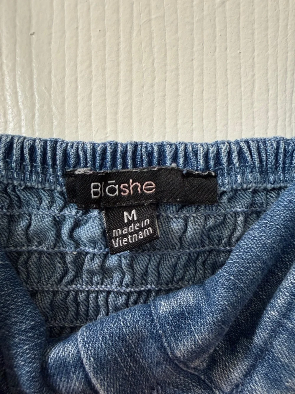 Denim Romper - Picture 3 of 3